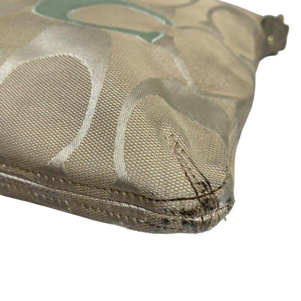 Coach Poppy Signature Multi-Color C Canvas Should… - image 5